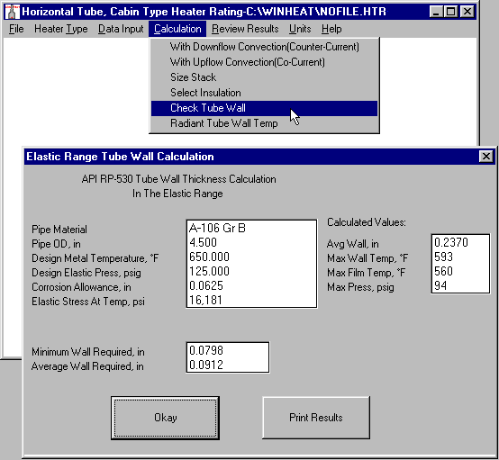 fired heater design software